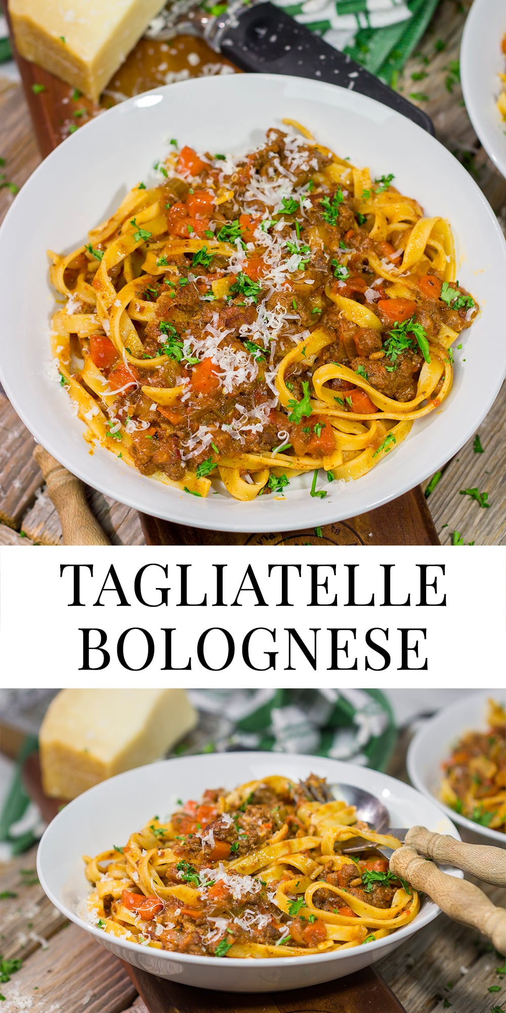 agliatelle Bolognese features a slow-cooked meat sauce served over ribbons of pasta. This recipe is classic Italian comfort food at its best!