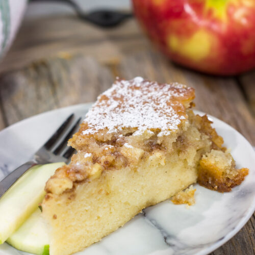 t's apple season! If you're looking for a unique autumn dessert, put this Upside Down Cinnamon Apple Cake on the list. It's packed with all the fall feels!
