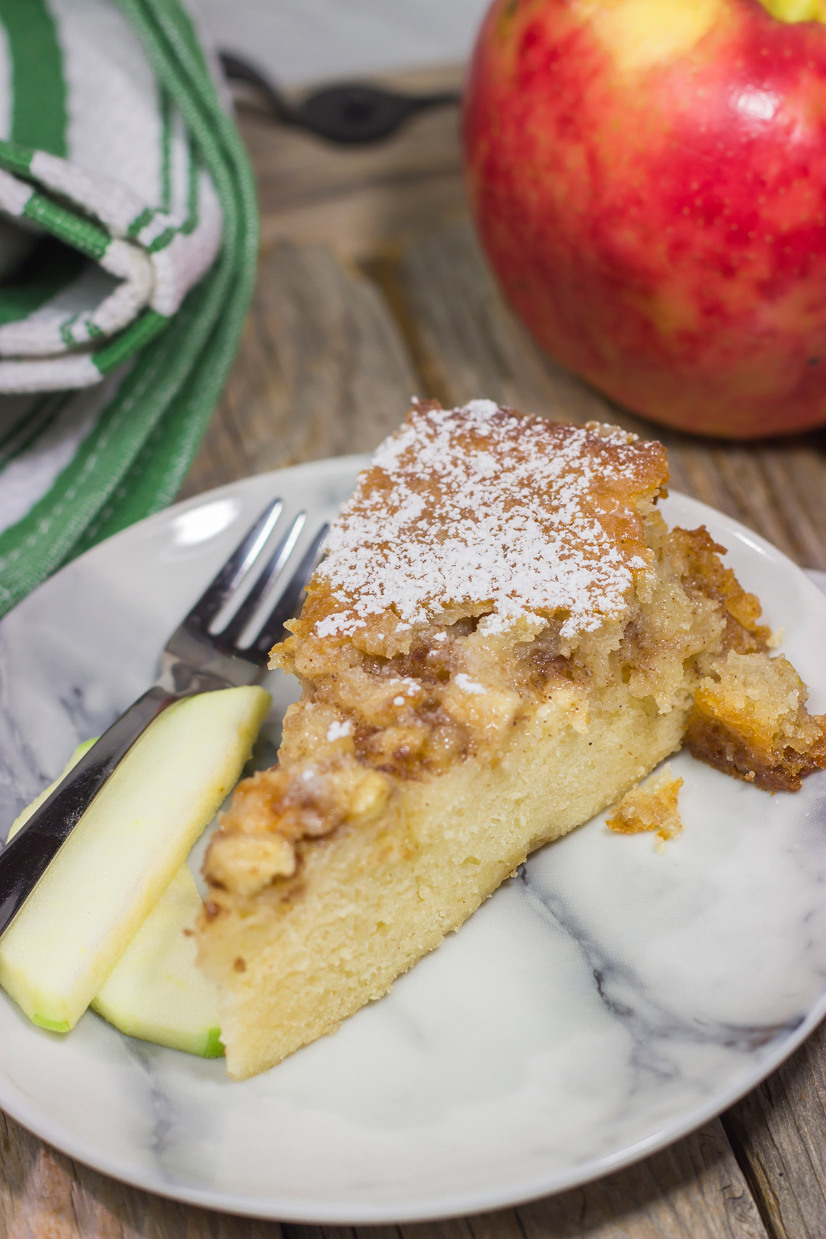 t's apple season! If you're looking for a unique autumn dessert, put this Upside Down Cinnamon Apple Cake on the list. It's packed with all the fall feels!