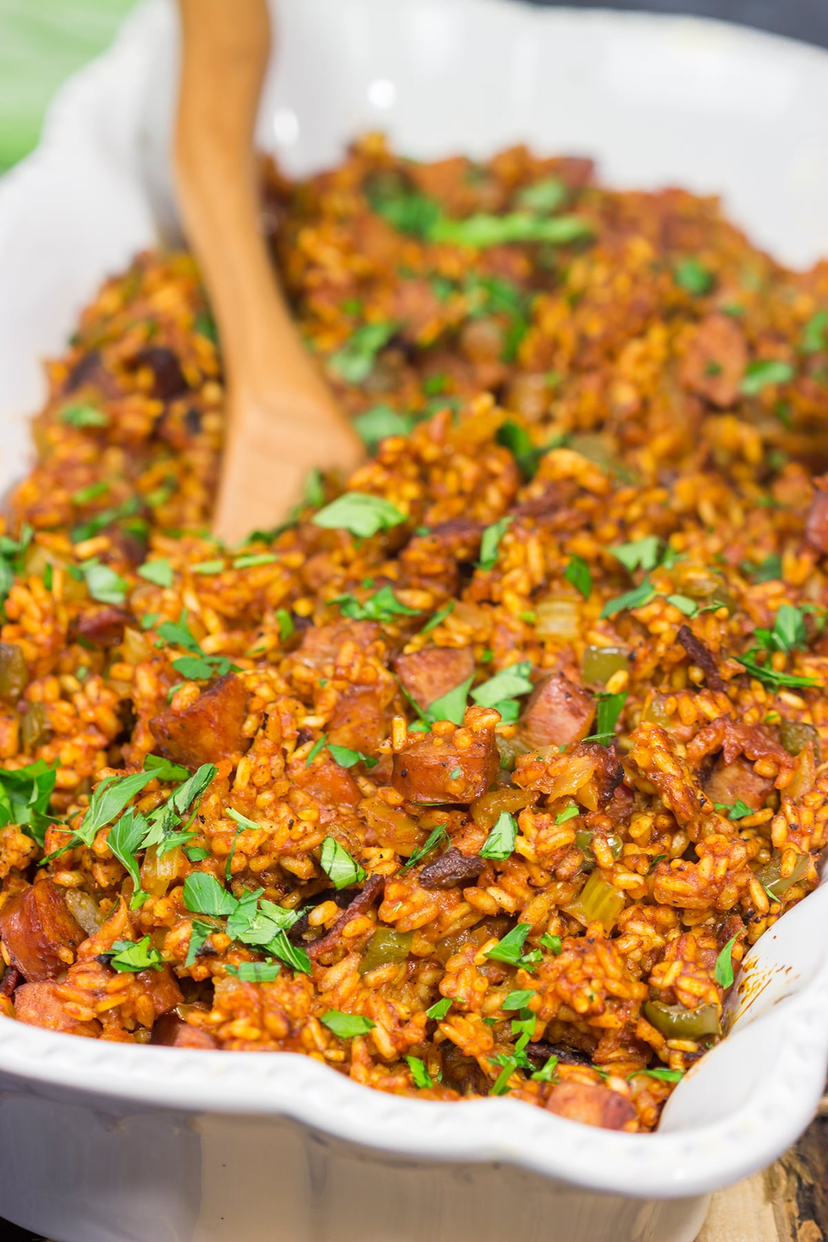 An iconic dish in the Lowcountry region, Charleston Red Rice is a heavily seasoned baked rice recipe that gets its color from tomato paste. Make a batch soon - it's delicious!
