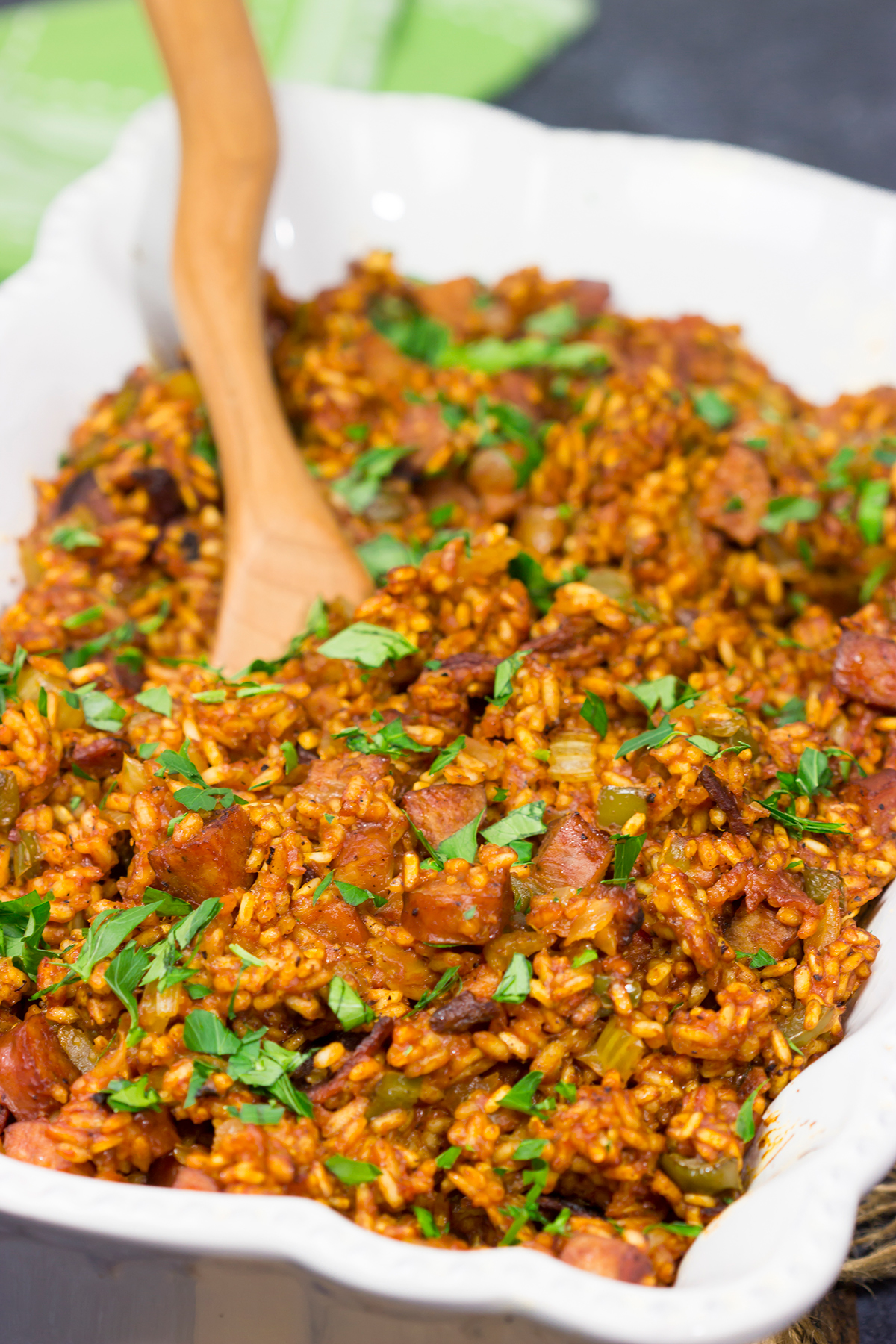 An iconic dish in the Lowcountry region, Charleston Red Rice is a heavily seasoned baked rice recipe that gets its color from tomato paste. Make a batch soon - it's delicious!