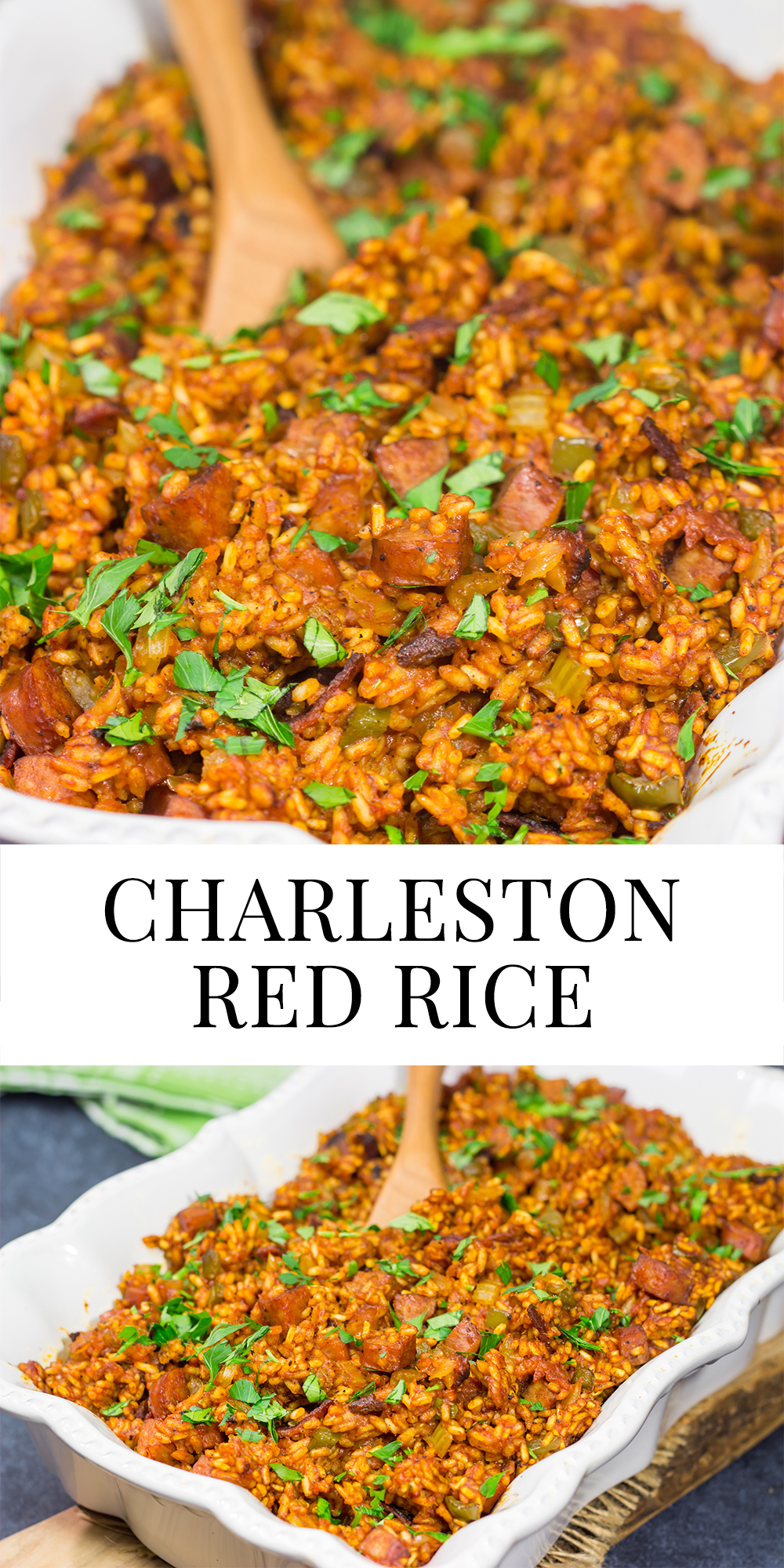 An iconic dish in the Lowcountry region, Charleston Red Rice is a heavily seasoned baked rice recipe that gets its color from tomato paste. Make a batch soon - it's delicious!