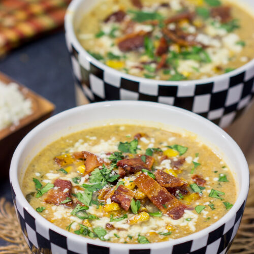 Too cold to grill? This Mexican Street Corn Soup features all of the flavors of the delicious grilled version...just in soup form instead!