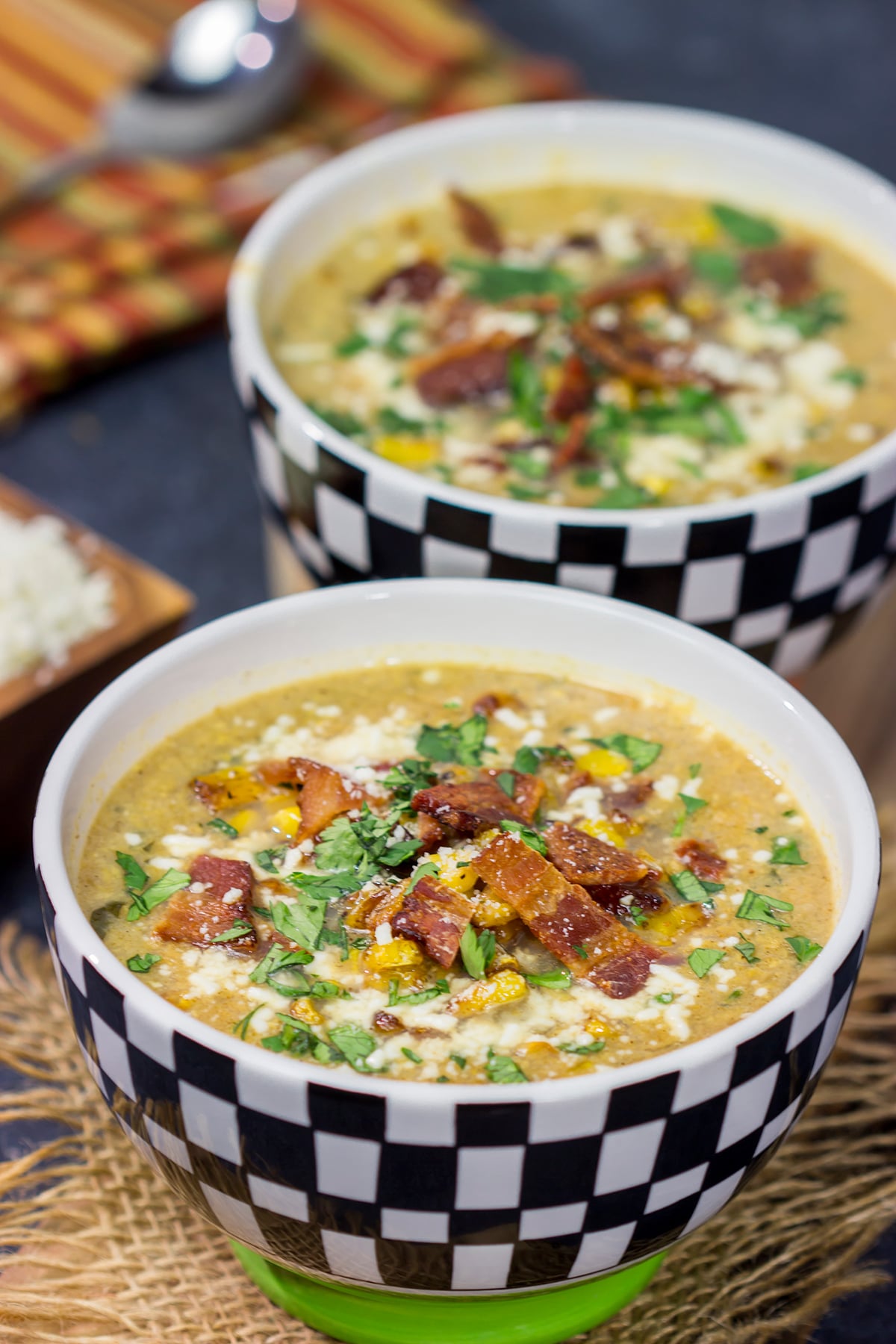 Too cold to grill? This Mexican Street Corn Soup features all of the flavors of the delicious grilled version...just in soup form instead!