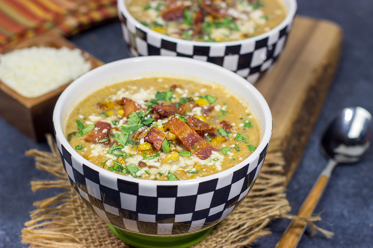 Too cold to grill? This Mexican Street Corn Soup features all of the flavors of the delicious grilled version...just in soup form instead!