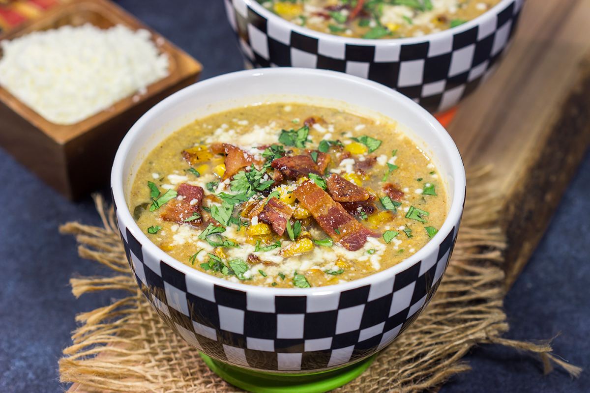 Too cold to grill? This Mexican Street Corn Soup features all of the flavors of the delicious grilled version...just in soup form instead!