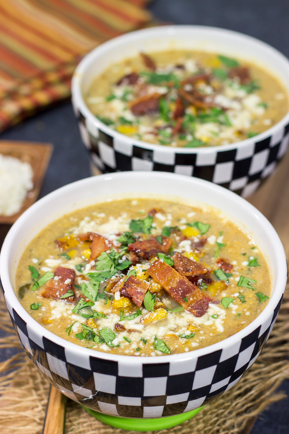 Too cold to grill? This Mexican Street Corn Soup features all of the flavors of the delicious grilled version...just in soup form instead!