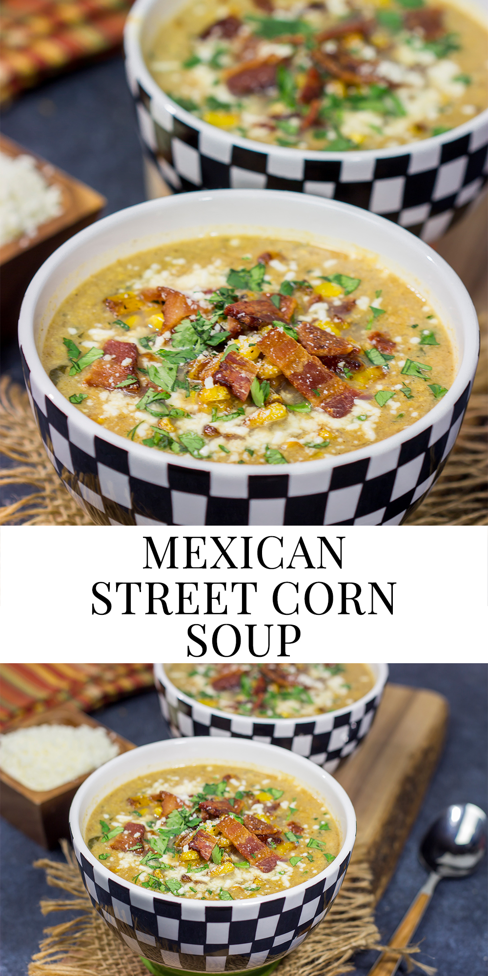 Too cold to grill? This Mexican Street Corn Soup features all of the flavors of the delicious grilled version...just in soup form instead!