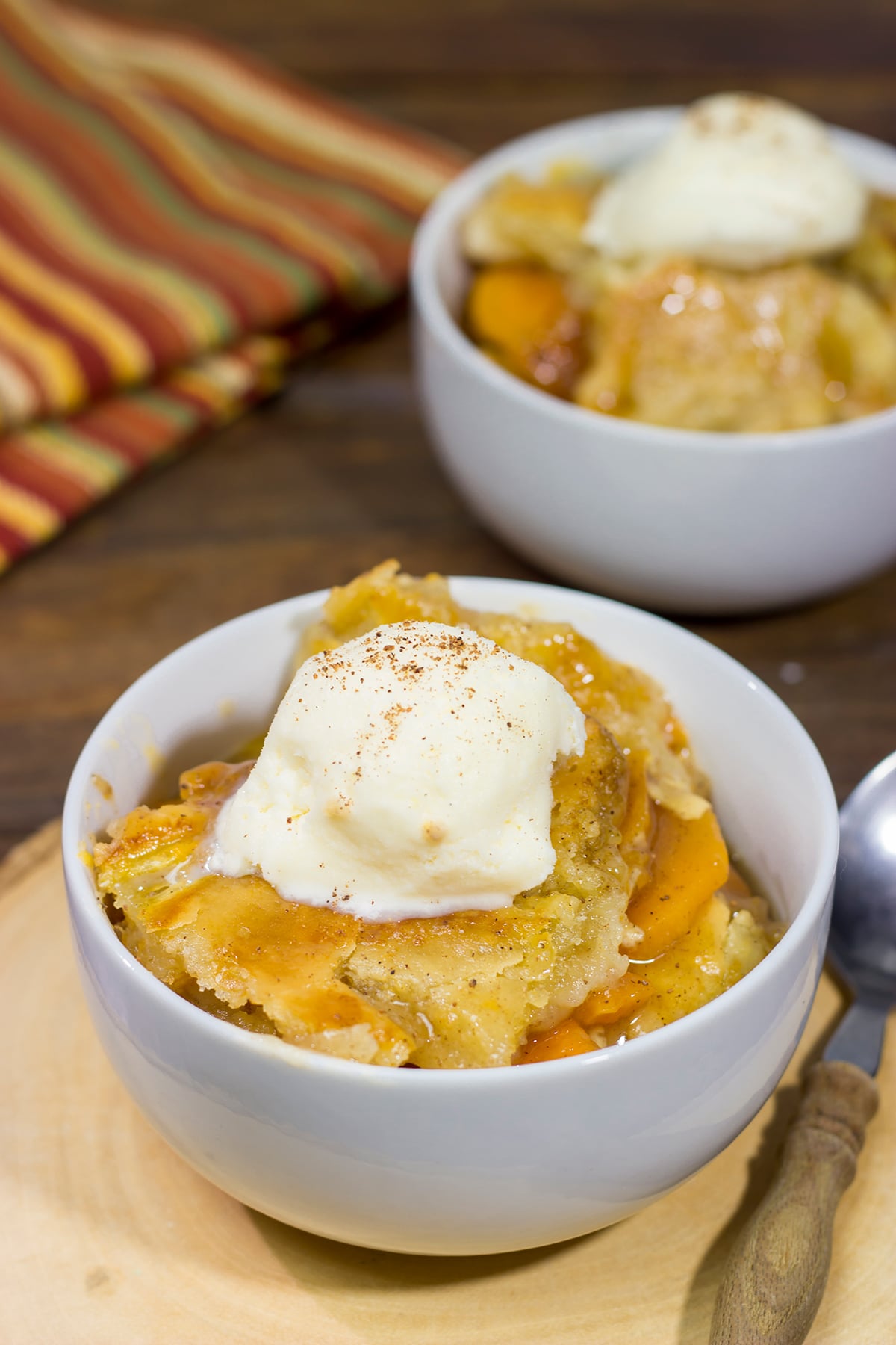 Filled with traditional baking spices, this Sweet Potato Cobbler is a cozy and delicious sweet treat for chilly evenings!