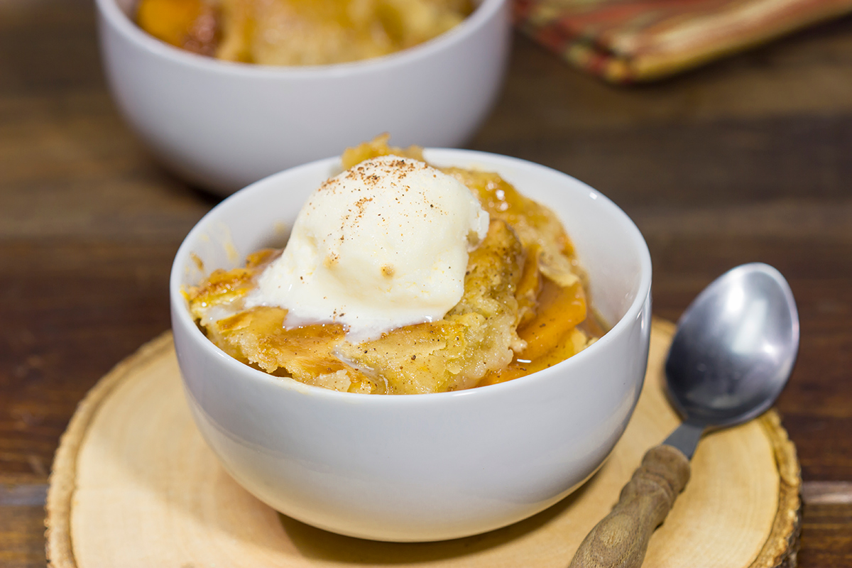 illed with traditional baking spices, this Sweet Potato Cobbler is a cozy and delicious sweet treat for chilly evenings!