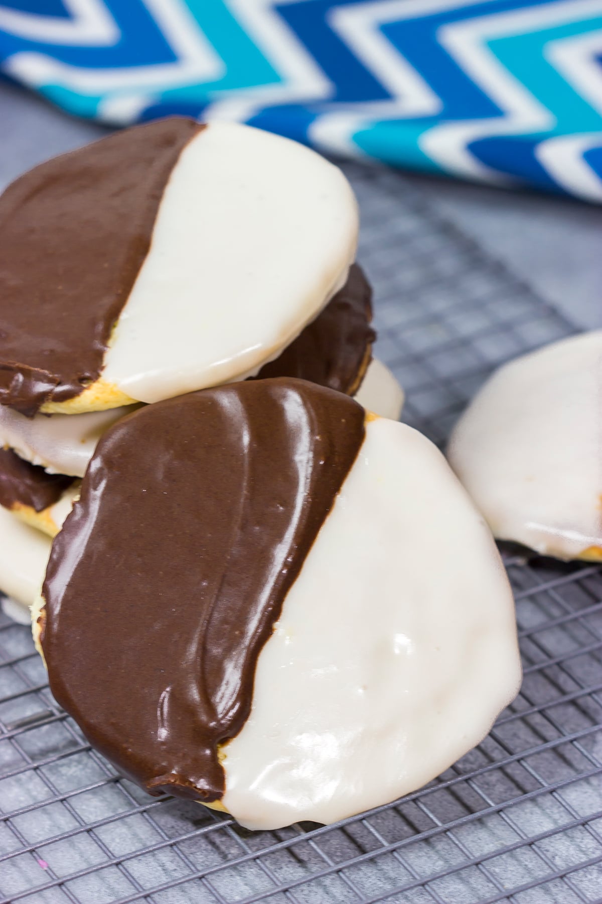 Part chocolate-part vanilla. Part cake-part cookie. Black and White Cookies are an iconic treat in the New York City area...and they're delicious!