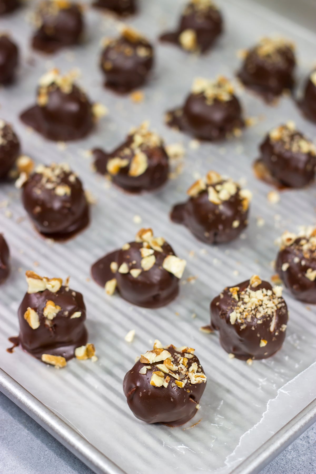 Santa deserves a treat this year, too! These Pecan Bourbon Balls make for an easy holiday party treat or a fun addition to a cookie plate. Cheers!