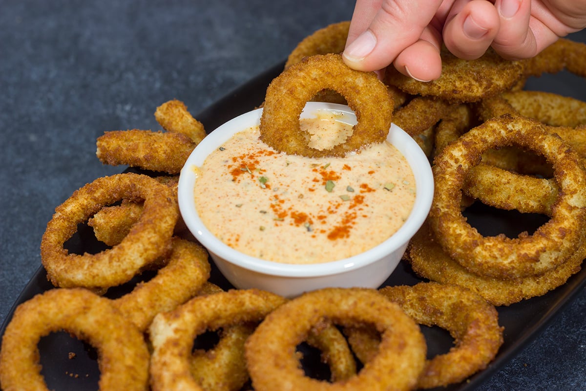 This Copycat Outback Bloomin' Onion Sauce is an easy way to make the restaurant version at home. Grab a bag of onion rings or fries and make a batch this weekend!