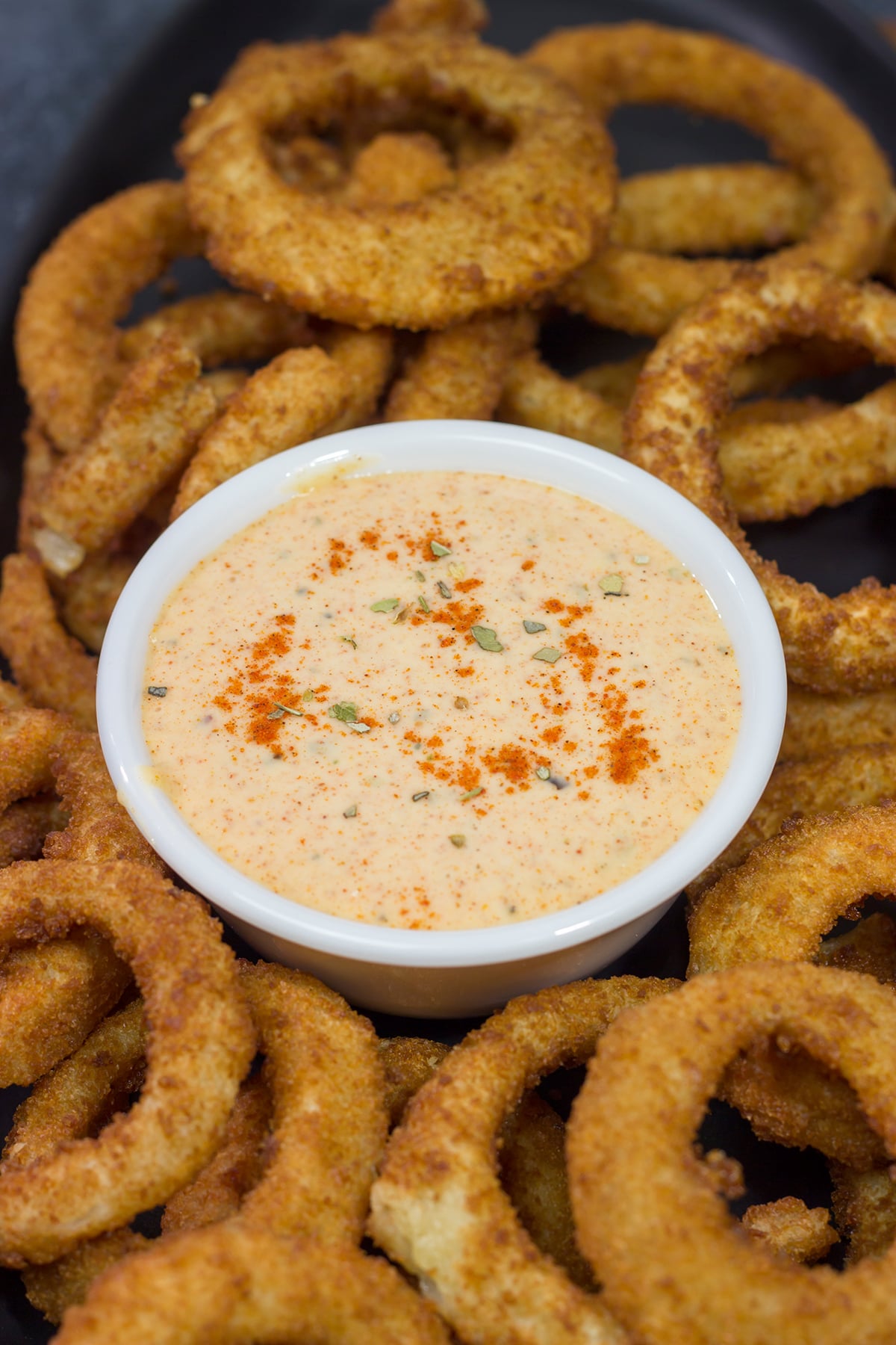 This Copycat Outback Bloomin' Onion Sauce is an easy way to make the restaurant version at home. Grab a bag of onion rings or fries and make a batch this weekend!