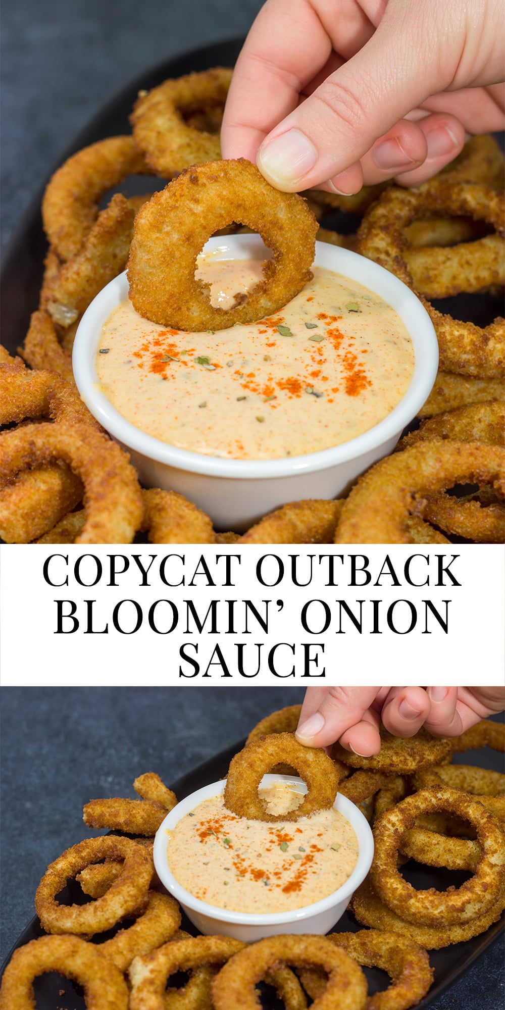 This Copycat Outback Bloomin' Onion Sauce is an easy way to make the restaurant version at home. Grab a bag of onion rings or fries and make a batch this weekend!