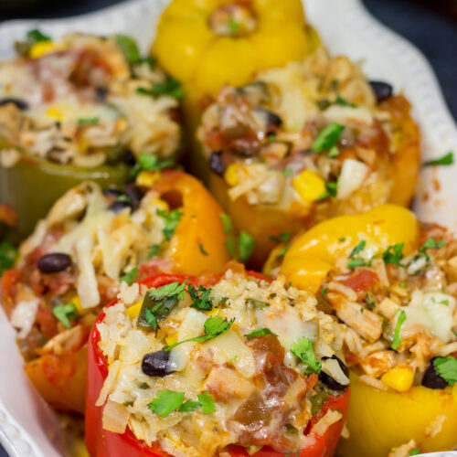 Looking for a fun way to mix up the dinner routine? Pull out the slow cooker! These Slow Cooker Southwestern Stuffed Peppers are a favorite in our house!