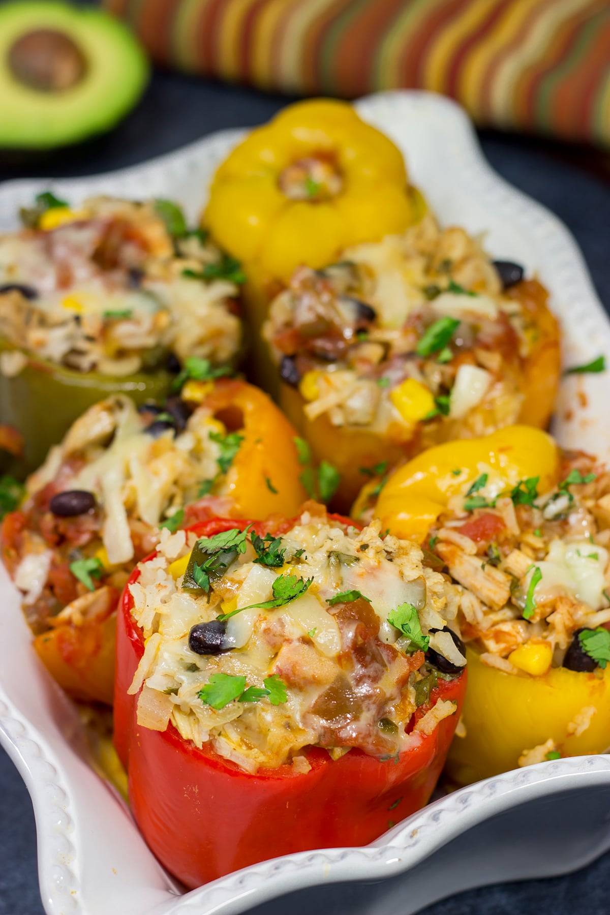 Looking for a fun way to mix up the dinner routine? Pull out the slow cooker! These Slow Cooker Southwestern Stuffed Peppers are a favorite in our house!