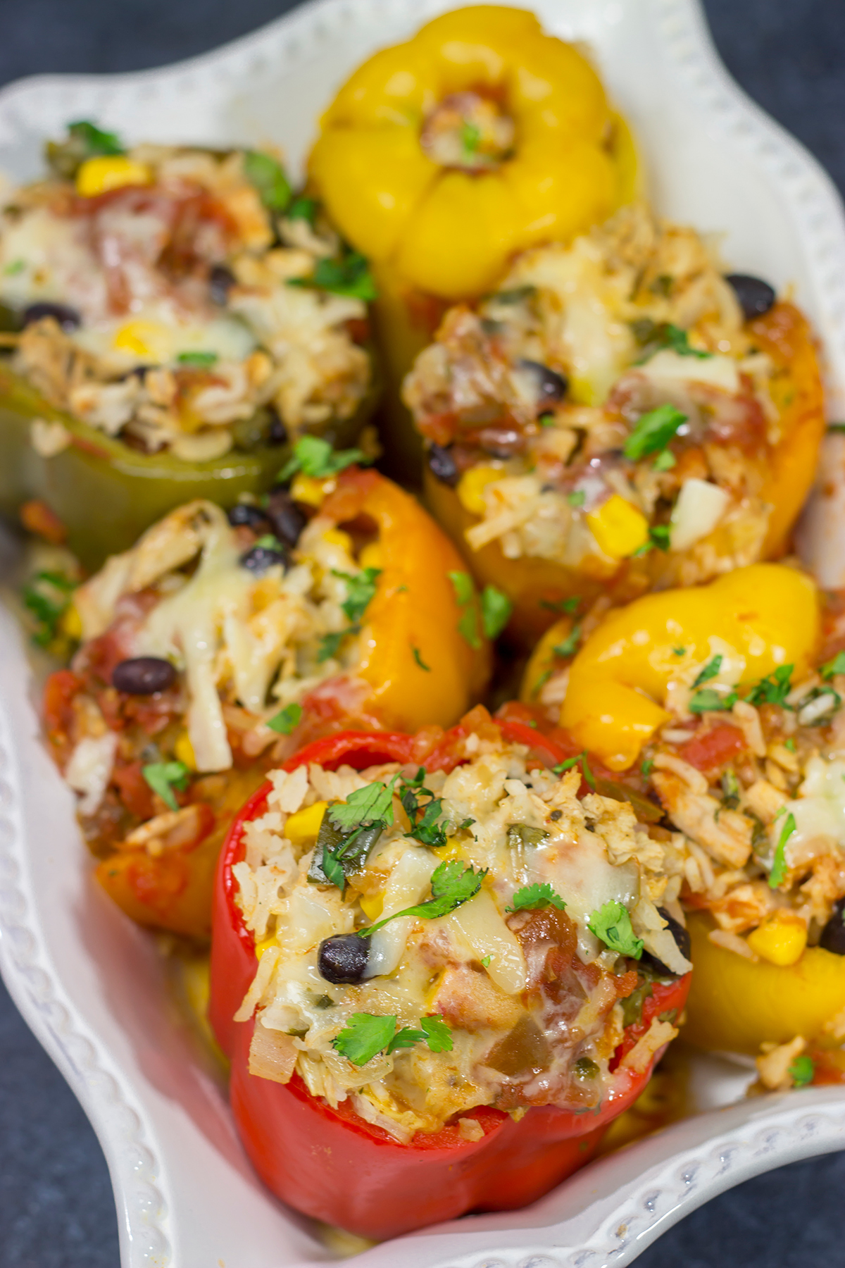 Looking for a fun way to mix up the dinner routine? Pull out the slow cooker! These Slow Cooker Southwestern Stuffed Peppers are a favorite in our house!