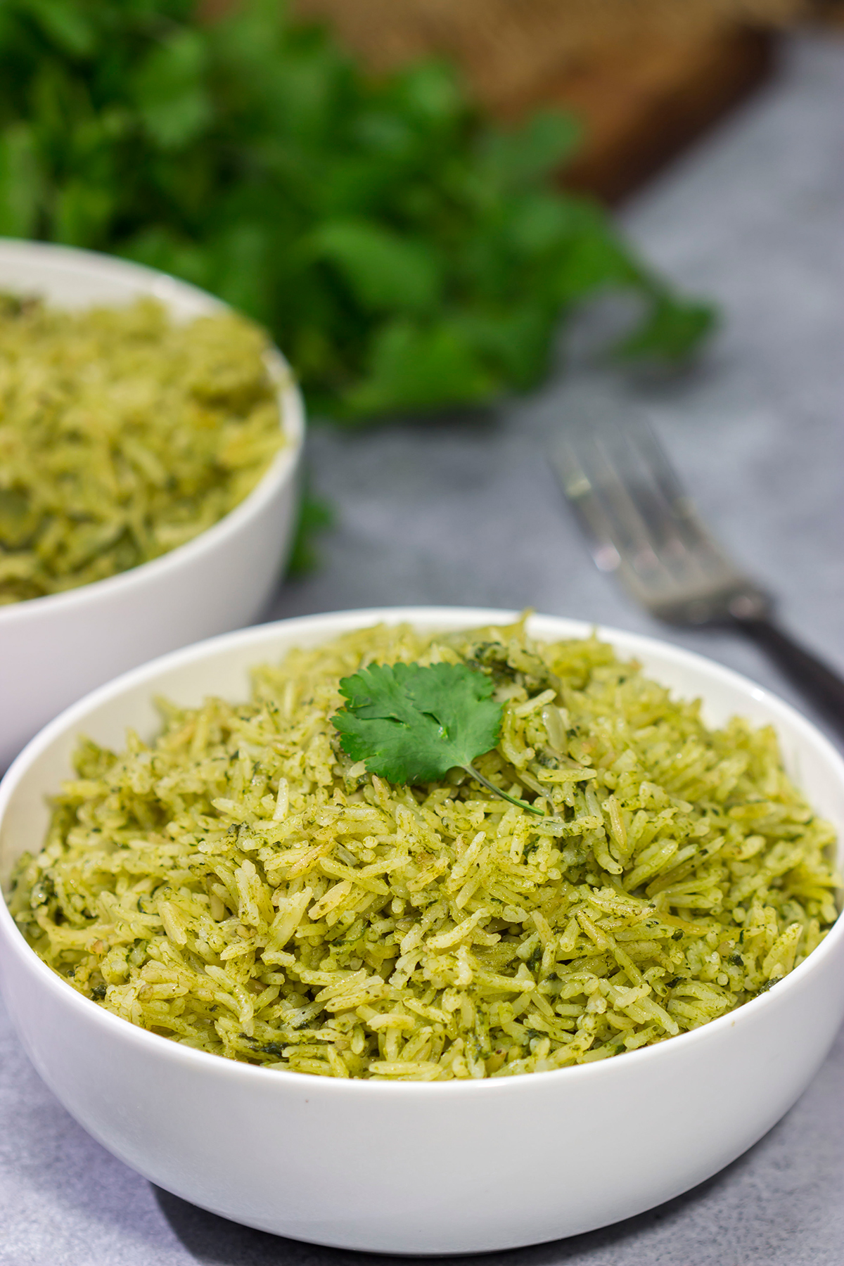 Packed with fresh spinach and cilantro, Arroz Verde (or Green Rice) makes for an easy and tasty side dish! Plus, it just looks cool!