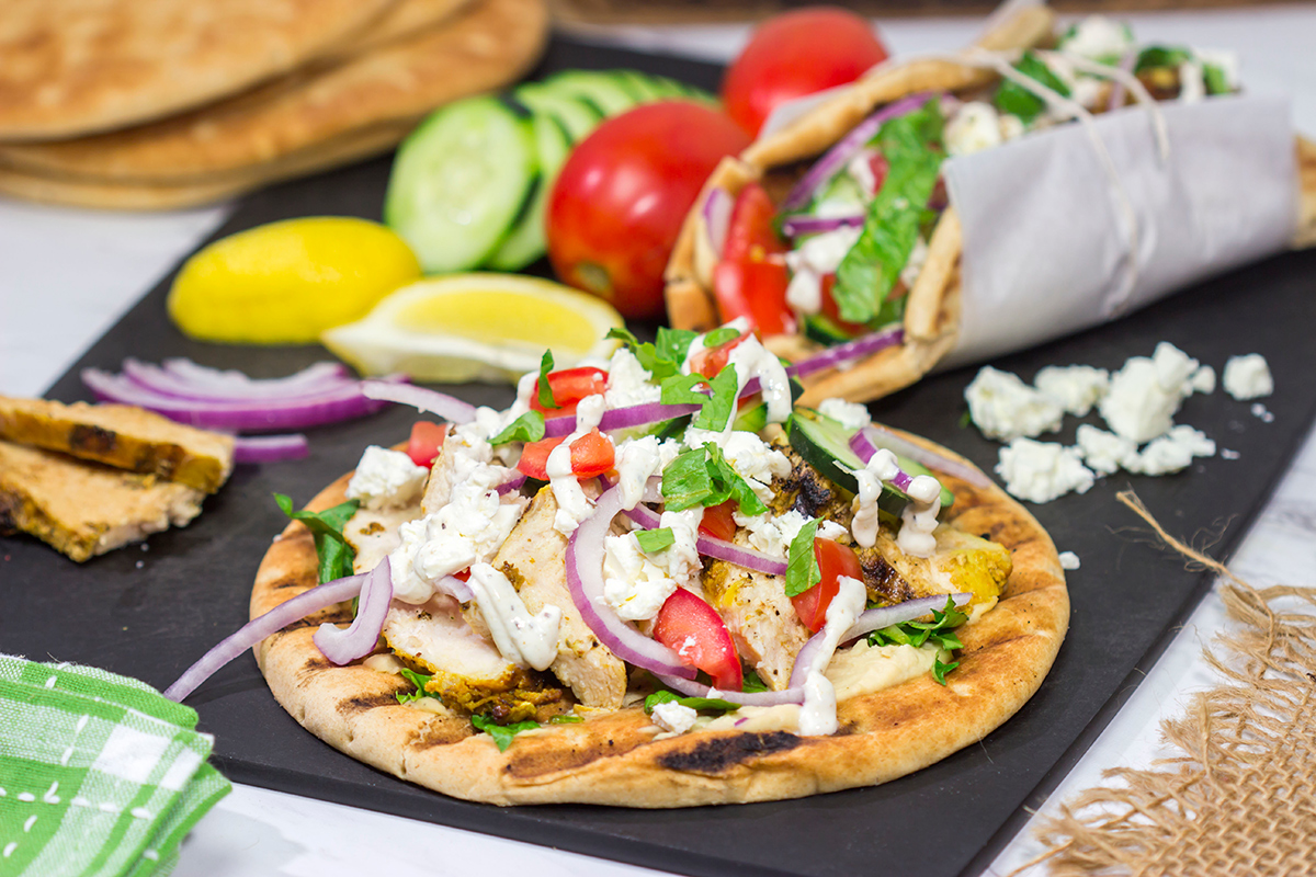Fire up the grill! These Grilled Chicken Shawarma Wraps are a backyard version of the classic street food...and they're delicious!