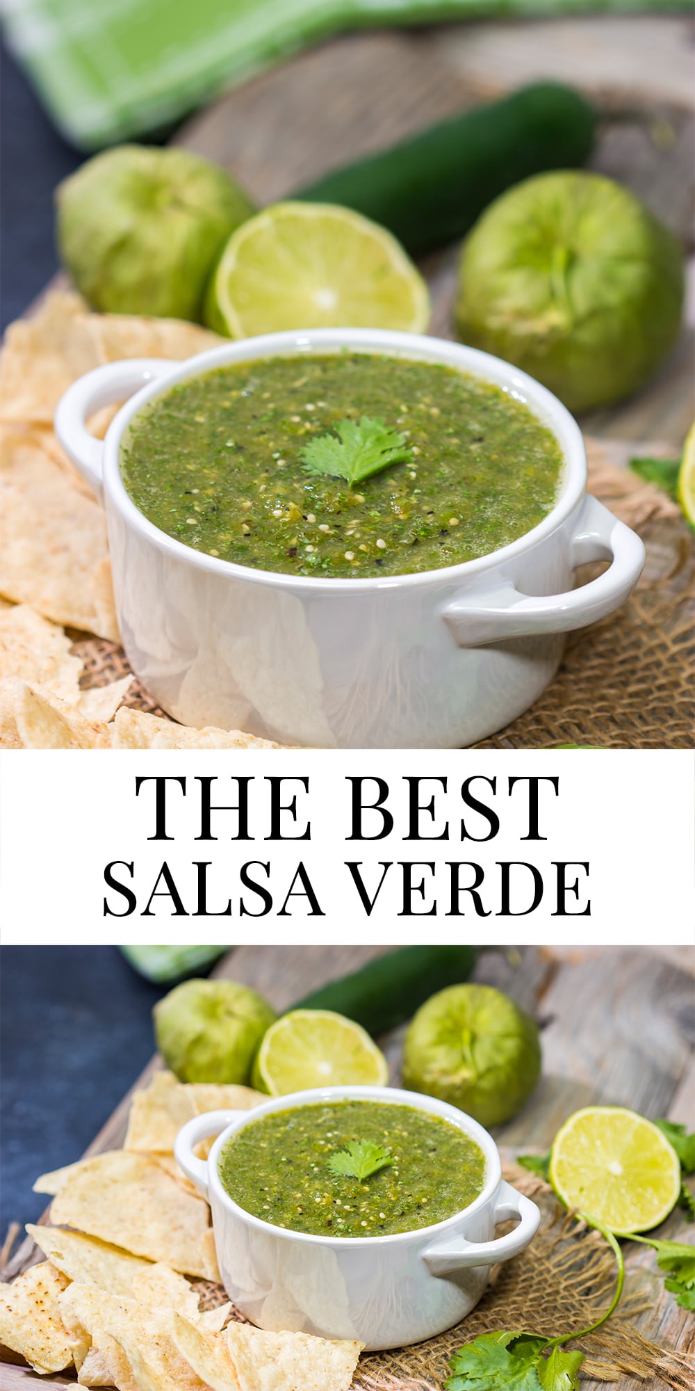 Salsa Verde (Green Salsa) is a delicious salsa...and it's easy to make at home! This salsa is great by itself or as a topping for tacos.