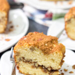 This Cinnamon Crusted Coffee Cake features a tender coffee cake covered entirely with a cinnamon - brown sugar mixture. It's a cinnamon lover's dream!