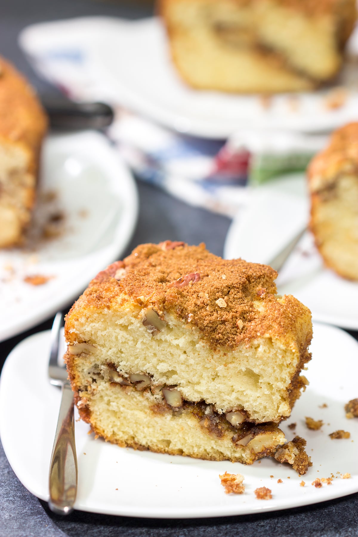 This Cinnamon Crusted Coffee Cake features a tender coffee cake covered entirely with a cinnamon - brown sugar mixture. It's a cinnamon lover's dream!