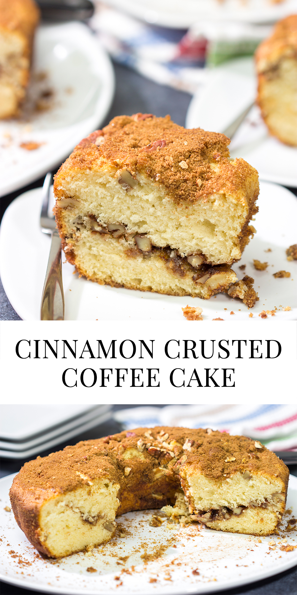 This Cinnamon Crusted Coffee Cake features a tender coffee cake covered entirely with a cinnamon - brown sugar mixture. It's a cinnamon lover's dream!