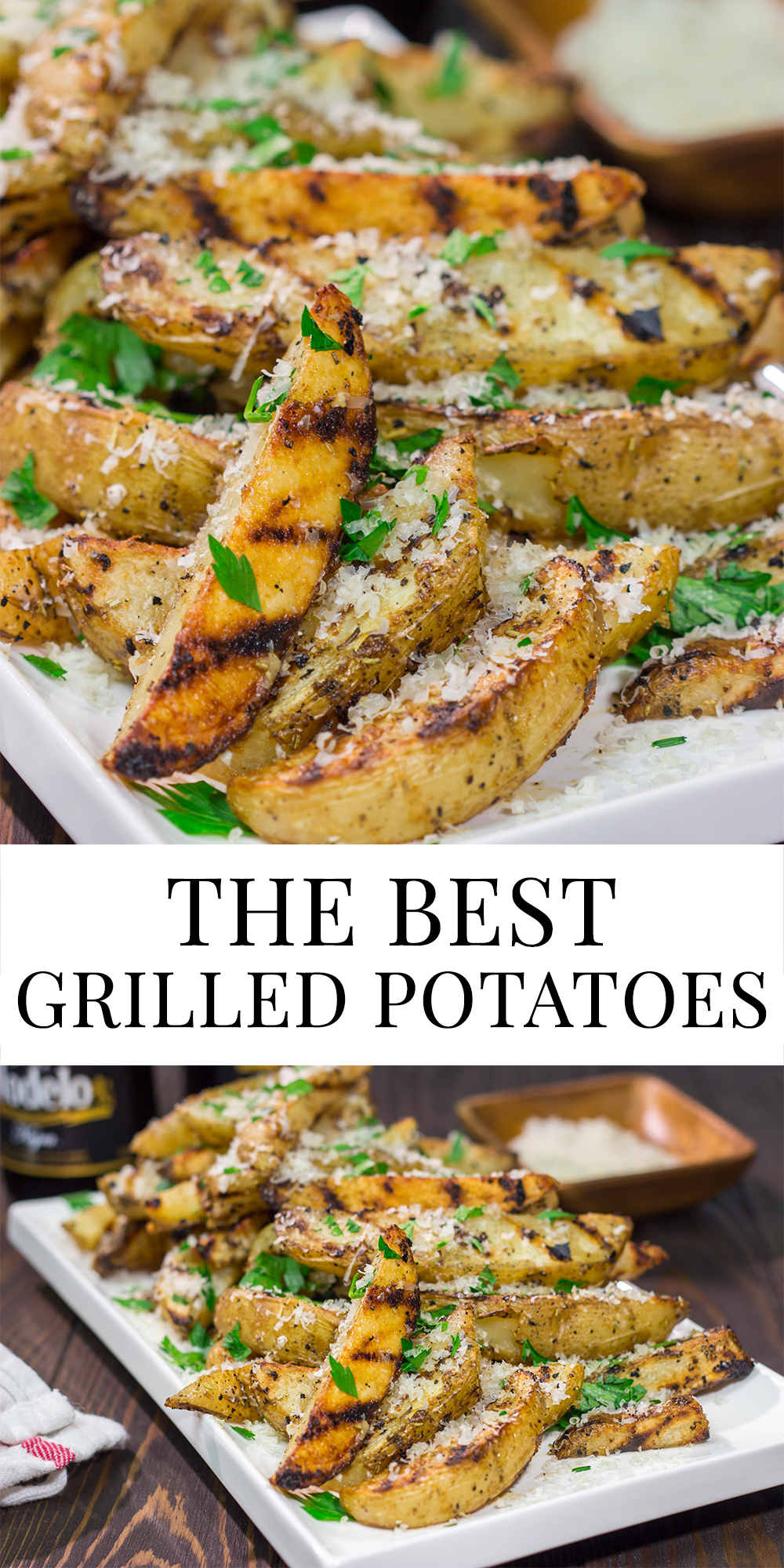 Leave that oven off and fire up the grill! These Grilled Potatoes are an easy and tasty side dish for all sorts of summer meals!