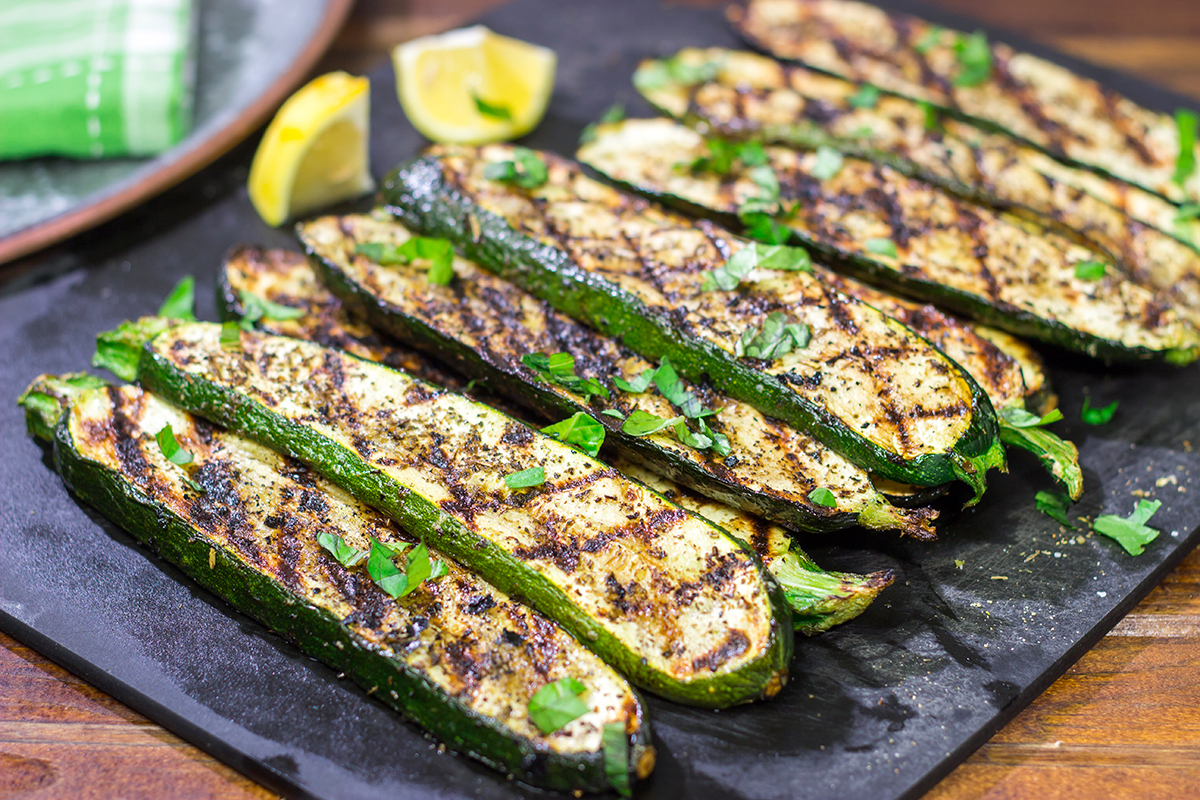 Featuring a simple combination of herbs, this Grilled Zucchini recipe makes for an easy and tasty summer side dish!