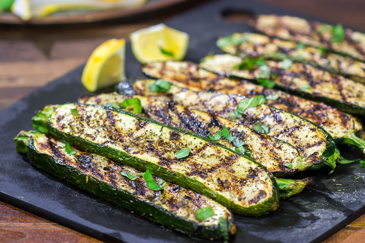 Featuring a simple combination of herbs, this Grilled Zucchini recipe makes for an easy and tasty summer side dish!