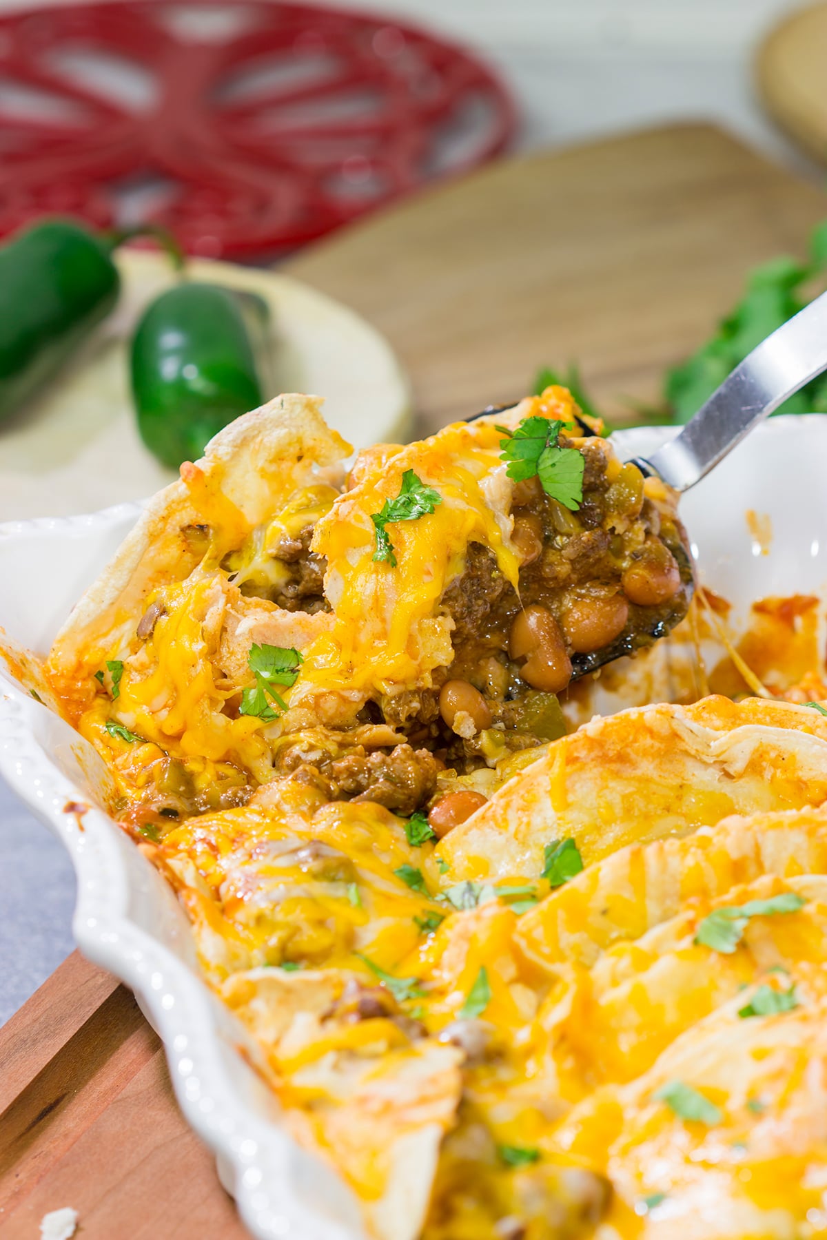 This Beef Enchiladas recipe makes for a fantastic weeknight meal! It's easy to prepare, and it's comfort food at its best!