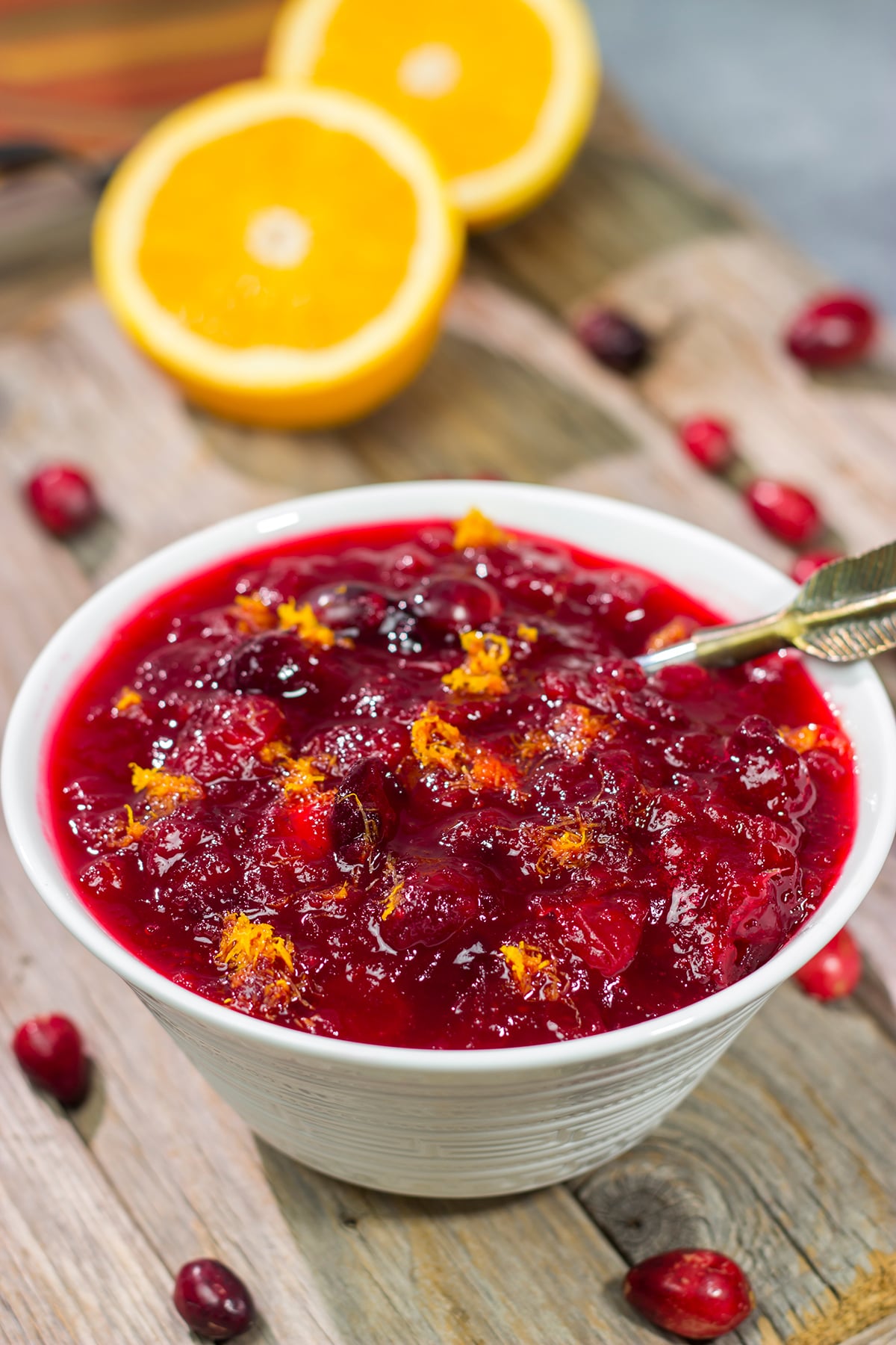 This Easy Cranberry Sauce is a Thanksgiving staple for a reason. It's an easy recipe that can be made in advance, and the taste is amazing!