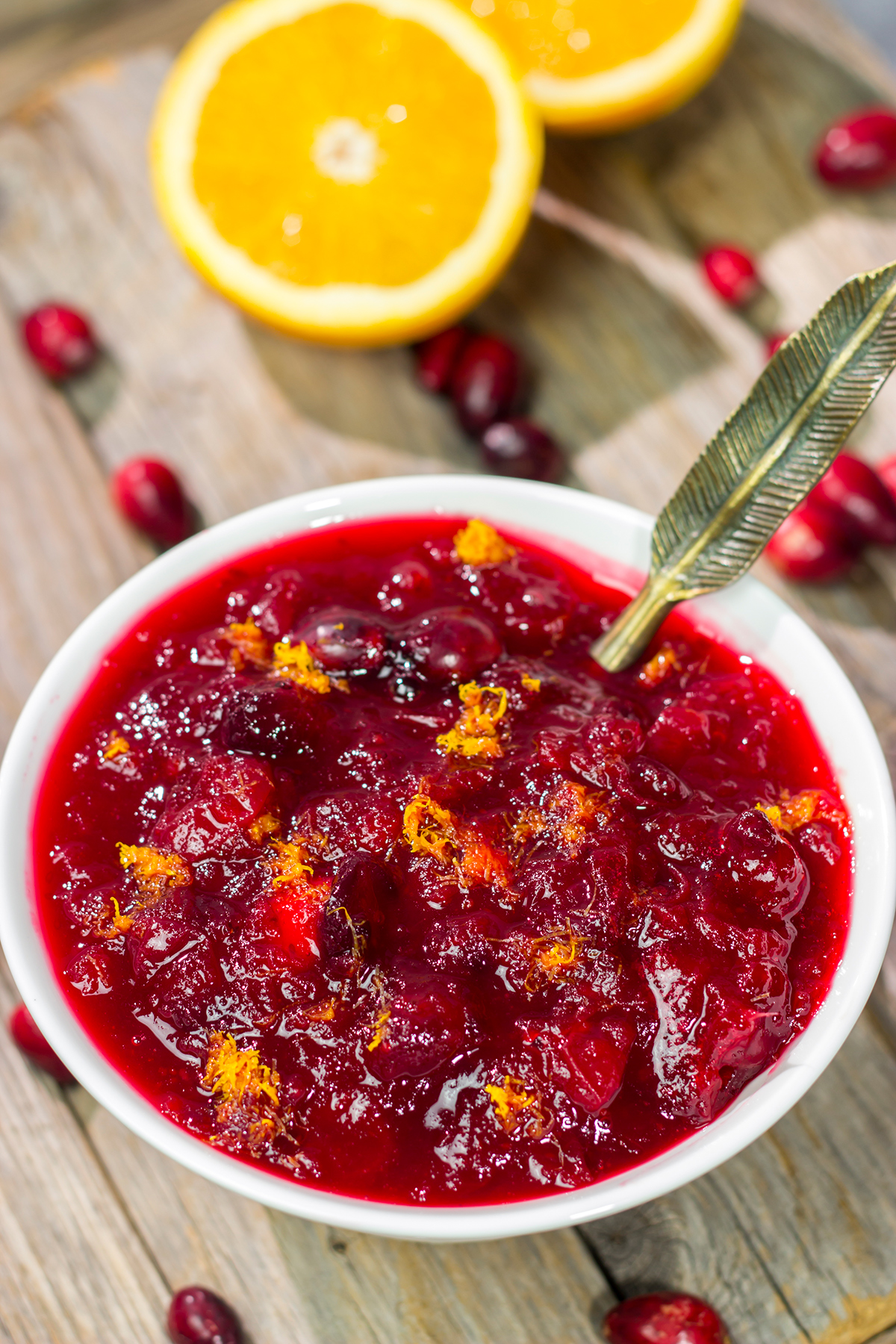 This Easy Cranberry Sauce is a Thanksgiving staple for a reason. It's an easy recipe that can be made in advance, and the taste is amazing!