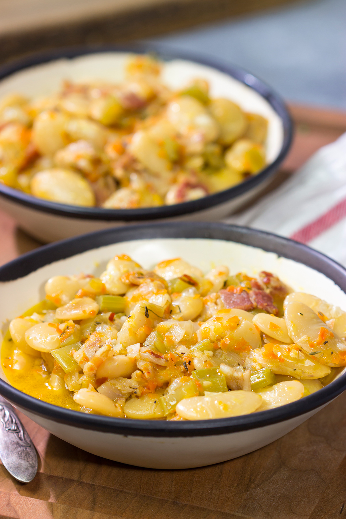 These Southern Lima Beans are cooked from scratch for a meaty, rich flavor. They make for a great side dish any time of the year!