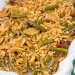 This Classic Green Bean Casserole features tender green beans in a creamy mushroom sauce. It's a staple holiday side dish for a reason!