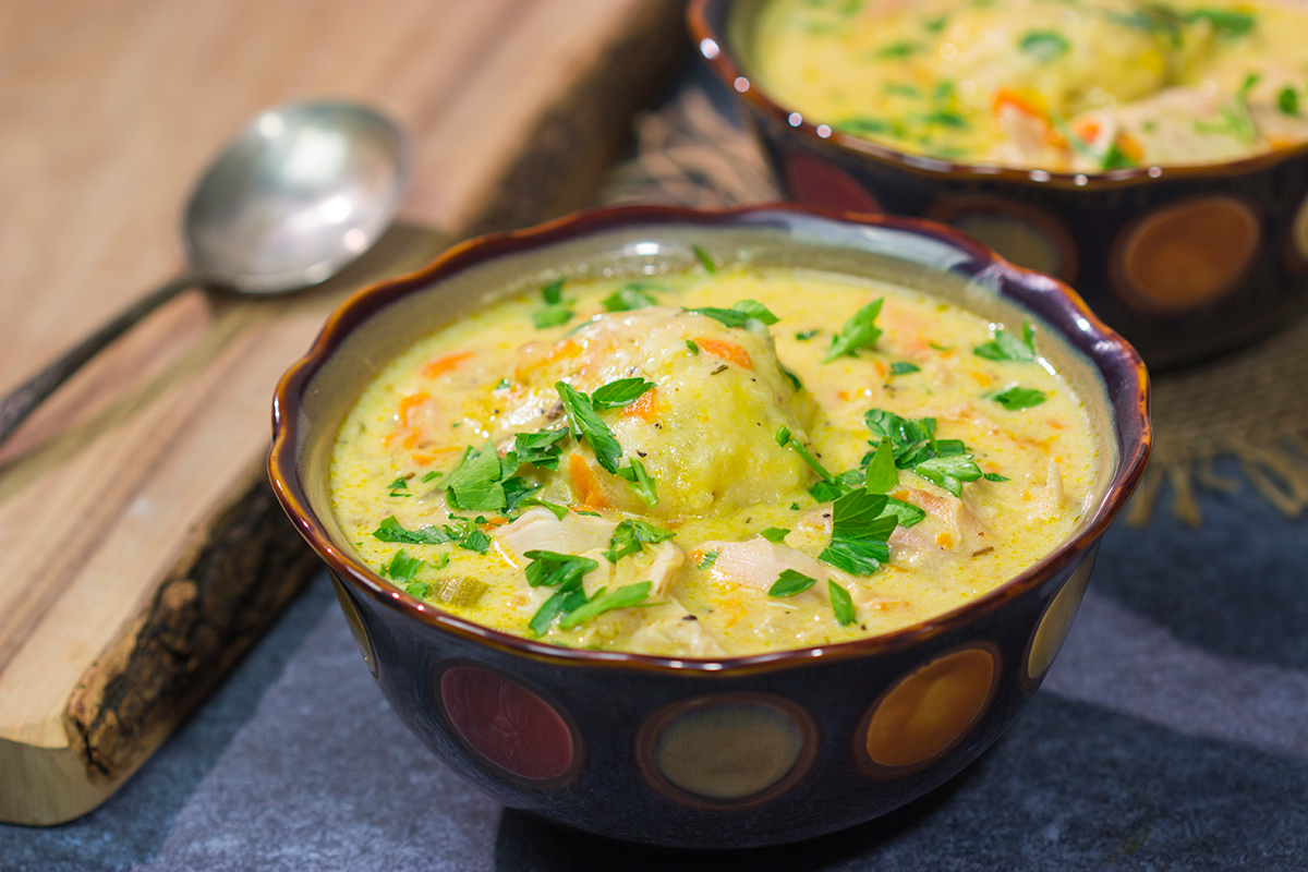 This Old Fashioned Chicken and Dumplings recipe is classic homestyle cooking at its best. It's perfect for a chilly winter night!