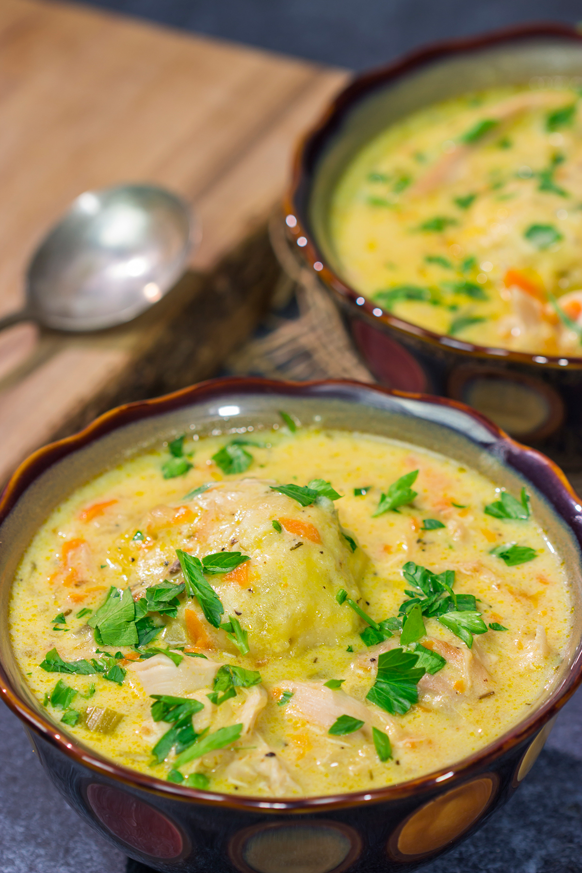 This Old Fashioned Chicken and Dumplings recipe is classic homestyle cooking at its best. It's perfect for a chilly winter night!