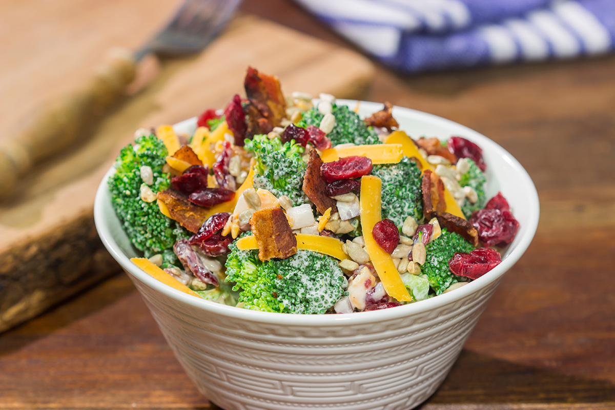 Broccoli Salad is a classic summer side dish! This no-bake recipe is packed with flavor, and it's perfect for summer picnics and potlucks.