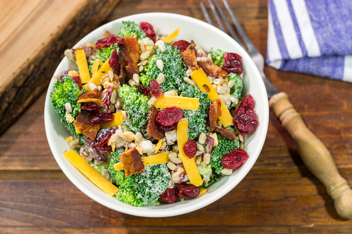 Broccoli Salad is a classic summer side dish! This no-bake recipe is packed with flavor, and it's perfect for summer picnics and potlucks.