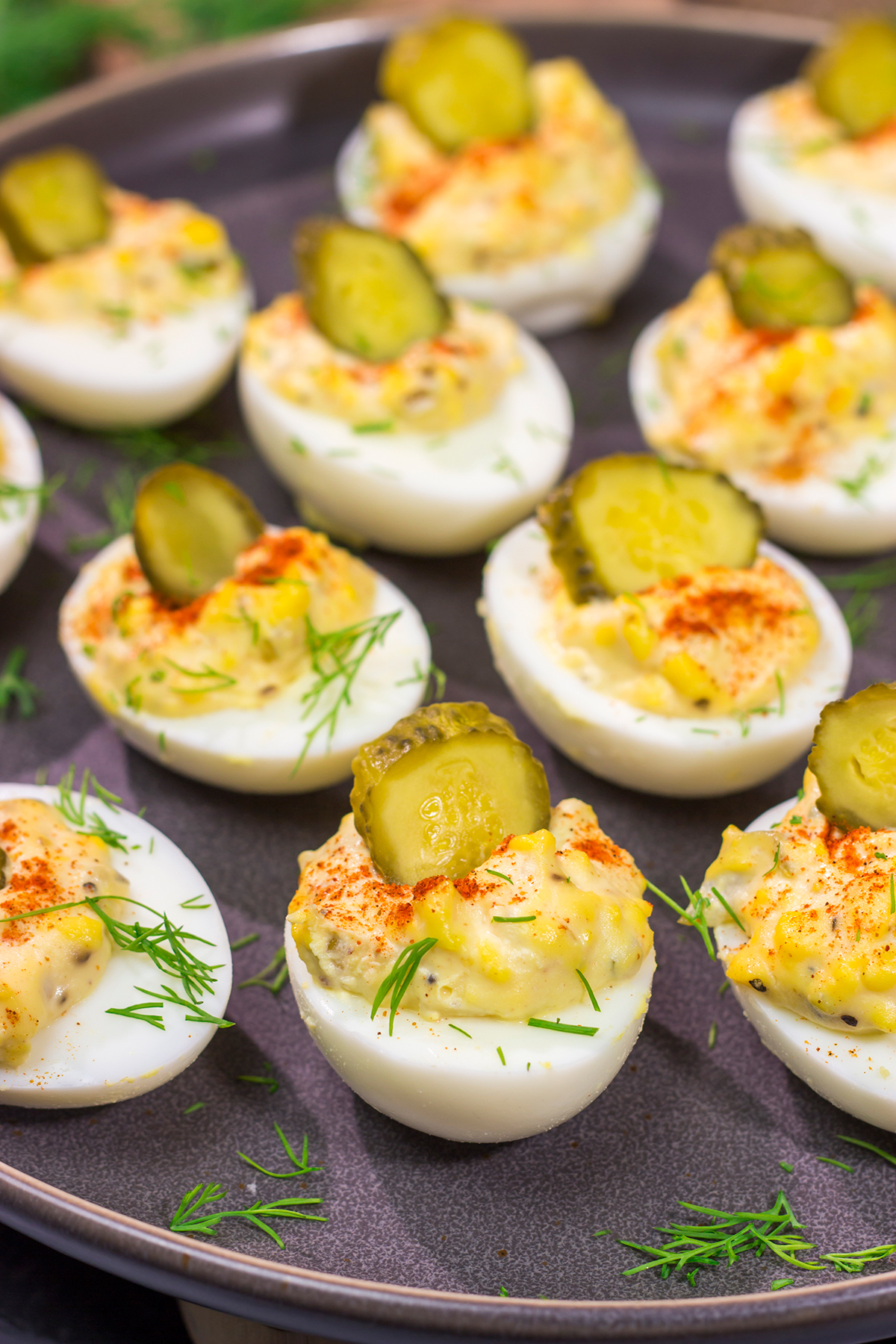 This Southern Deviled Eggs recipe is a classic appetizer for family gatherings and picnics. The eggs are filled with a creamy, delicious filling - perfect finger food!