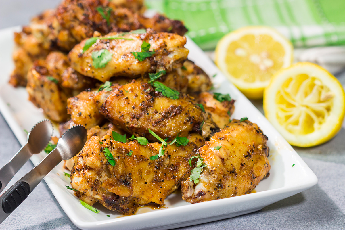 These Lemon Pepper Wings are perfect for summer barbecues in the backyard! Go ahead and make a double batch - you'll be glad you did!