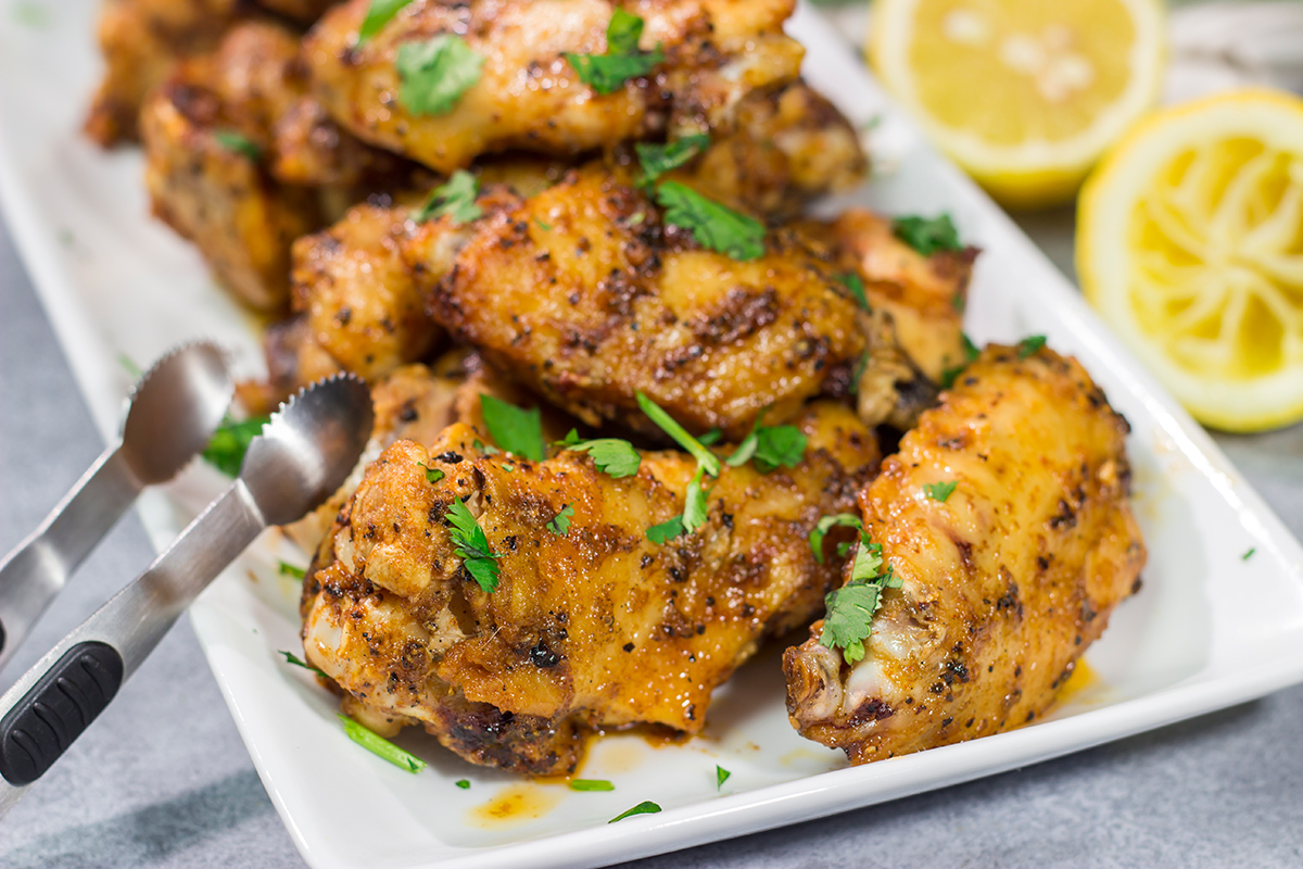 These Lemon Pepper Wings are perfect for summer barbecues in the backyard! Go ahead and make a double batch - you'll be glad you did!