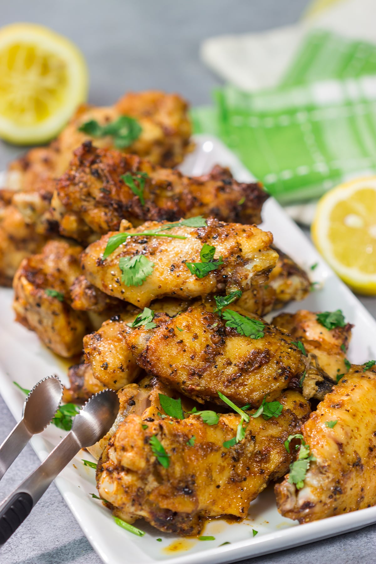 These Lemon Pepper Wings are perfect for summer barbecues in the backyard! Go ahead and make a double batch - you'll be glad you did!