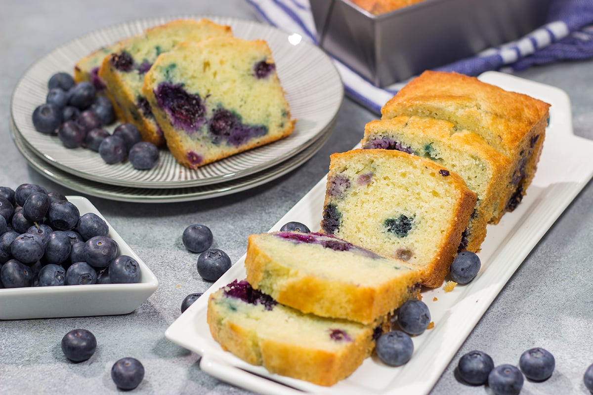 Everything is better in mini form! These Mini Blueberry Loaves are easy and delicious...and they're perfect for weekend breakfasts.