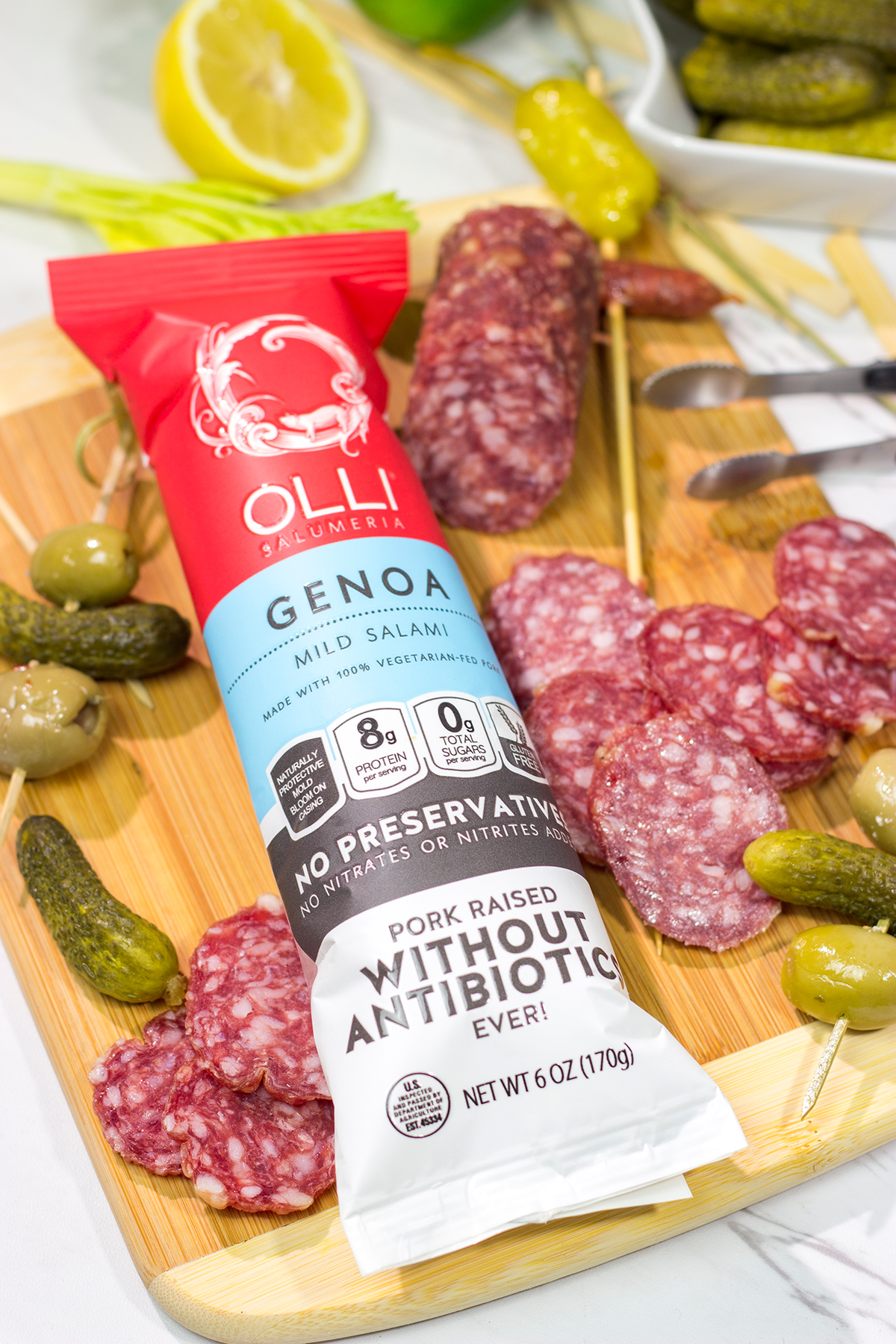 Grab some salami and whip up a batch of these Classic Bloody Marys - they're perfect for weekend brunch!