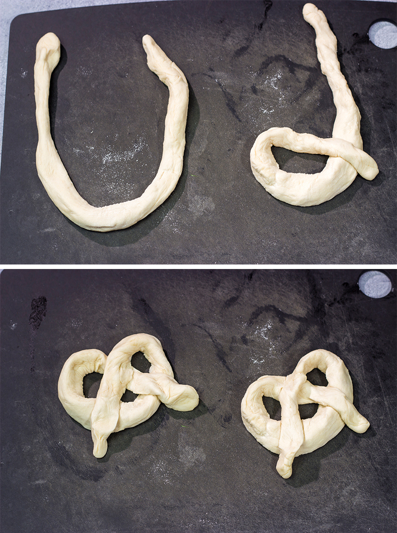 How to Shape Homemade Soft Pretzels