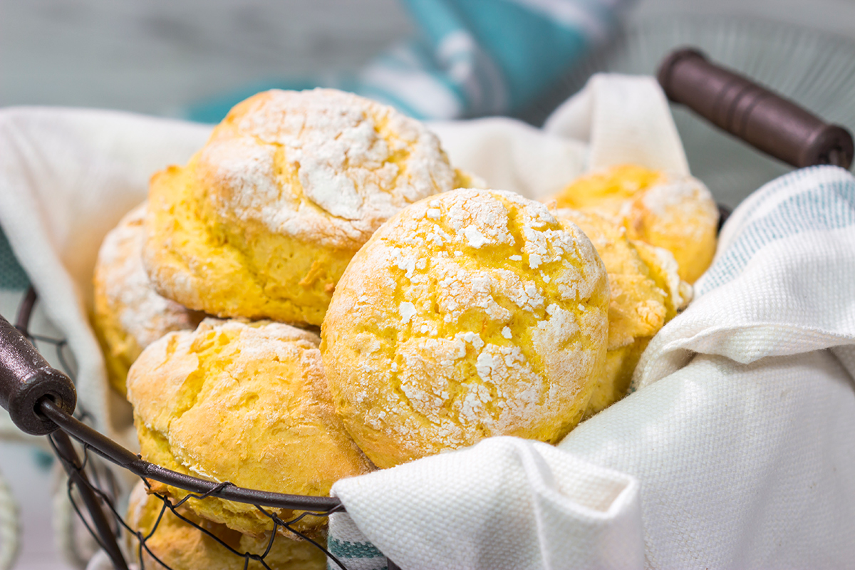 Sweet potatoes...in a biscuit!? Give it a try! These Sweet Potato Biscuits are light and fluffy, and they make a great side dish to any meal.