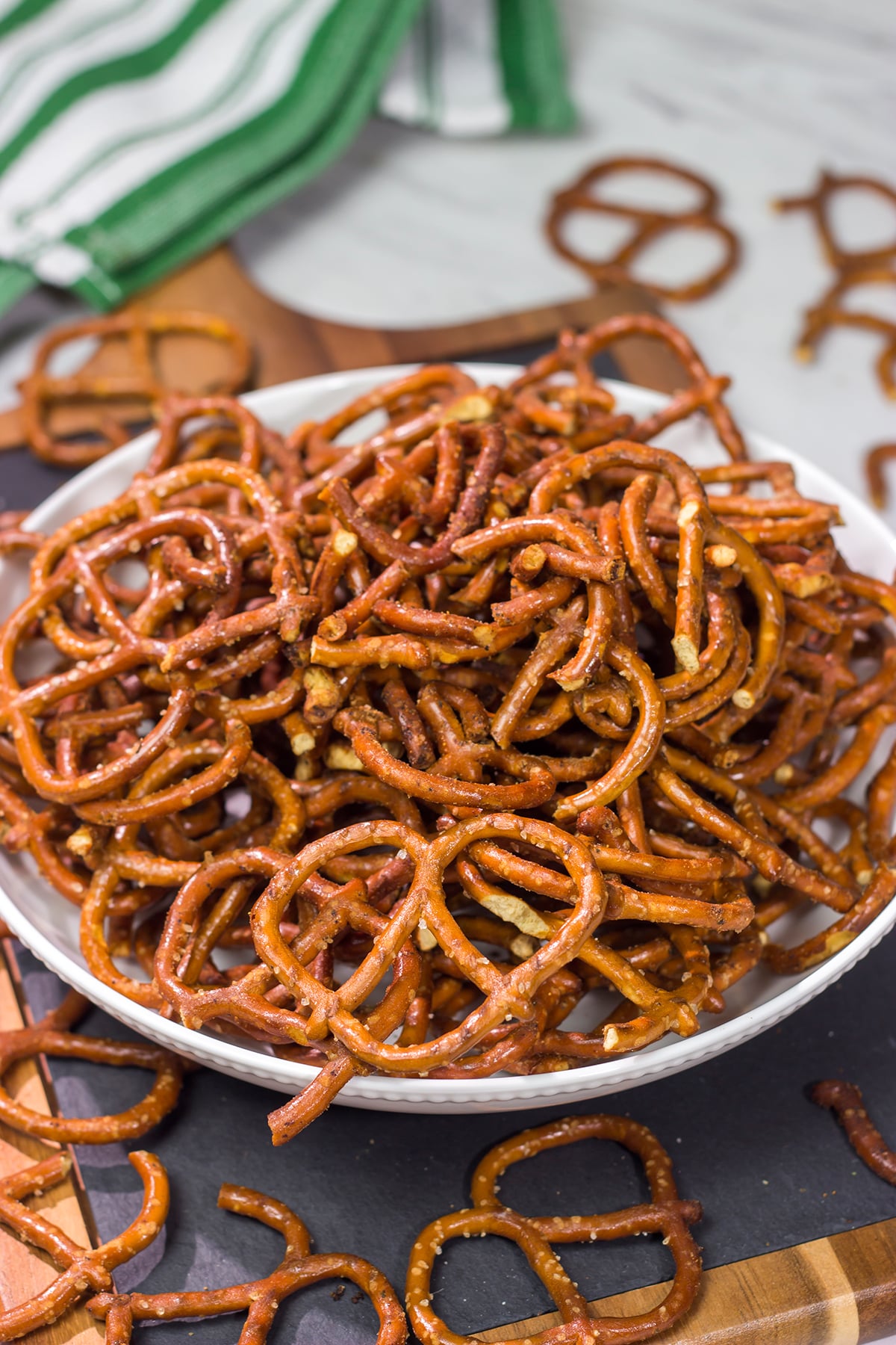 Fire up the smoker! These Smoked Ranch Pretzels are a unique and delicious snack. They go great with friends and cold beers!