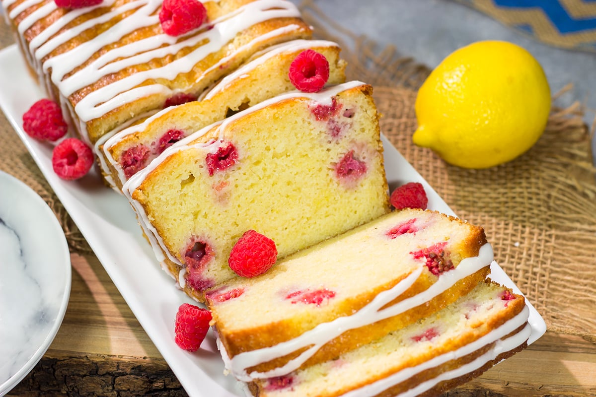This Lemon Raspberry Bread is an easy quick bread recipe that captures the flavor of summer! It's great for breakfast, brunch or dessert.